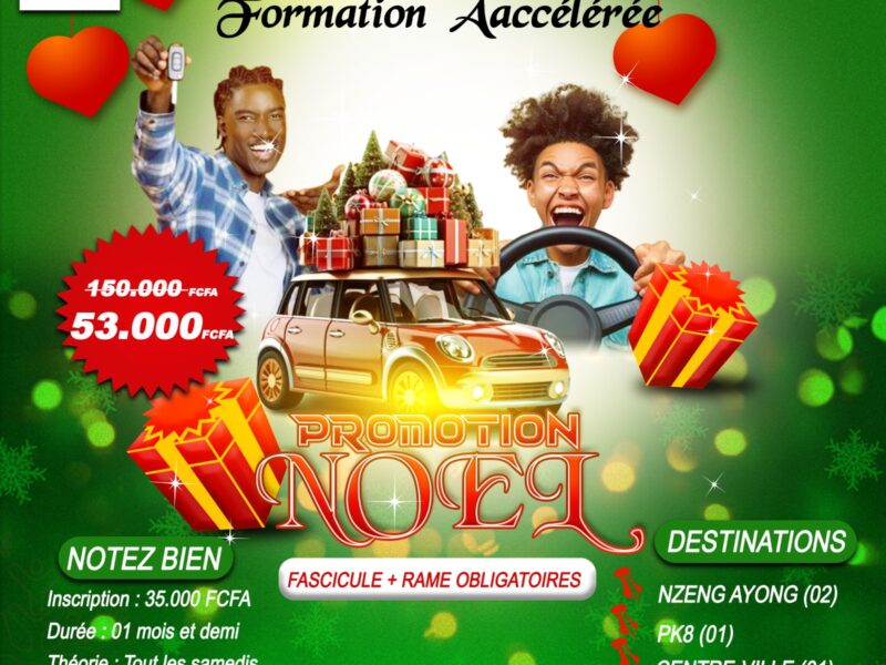 Auto-école : Promo Noël Express