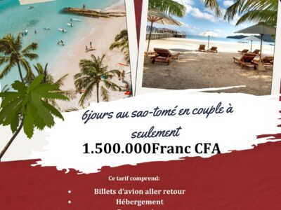 Évasion à Sao Tomé-et-Principe pour deux