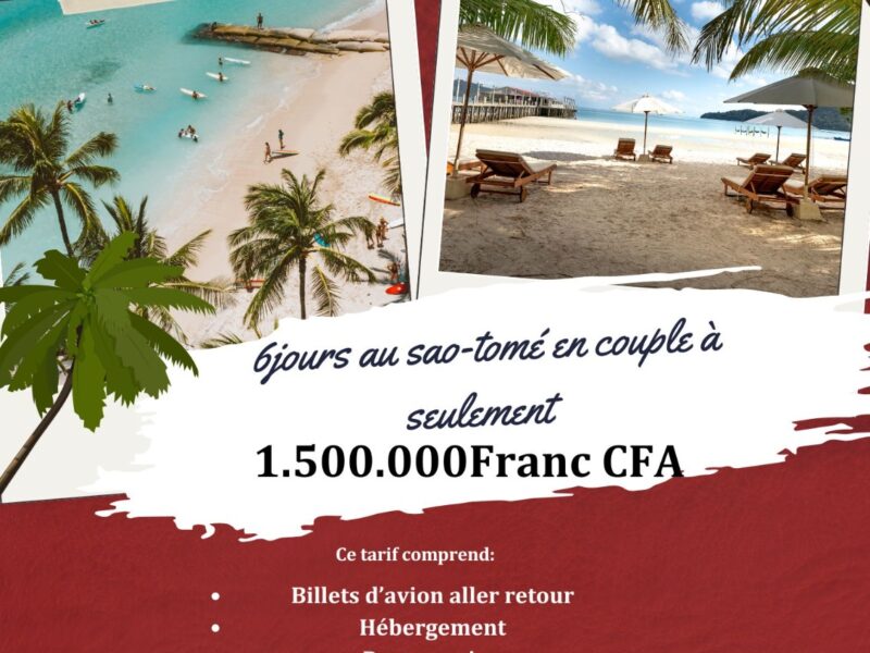 Évasion à Sao Tomé-et-Principe pour deux