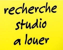 Recherche studio à louer