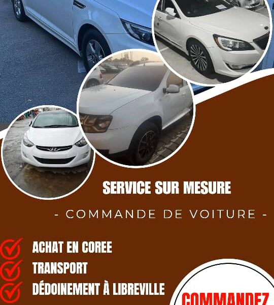 Commandez votre voiture