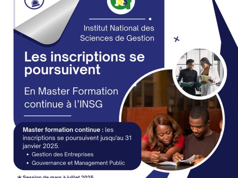 Formation continue niveau Master