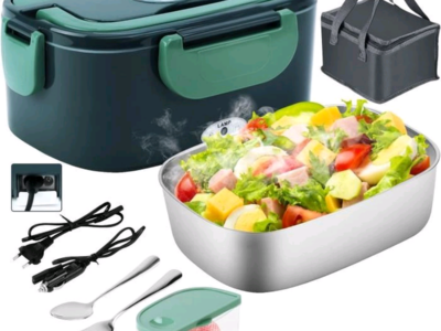 Portefeuille budgétaire et Gamelle électrique.