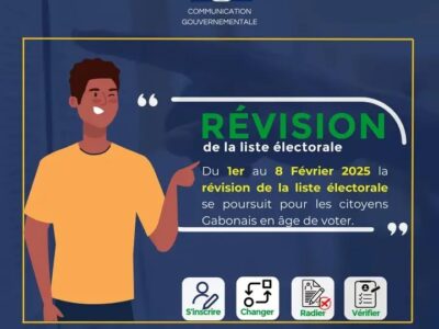 Prorogation de la Révision de la liste électorale