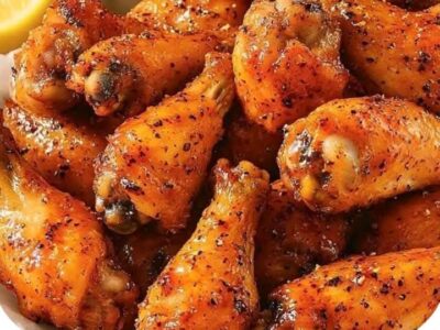 Aile de poulet au miel 🍯 citron poivre