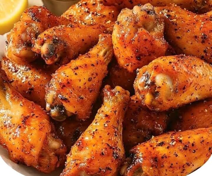 Aile de poulet au miel 🍯 citron poivre