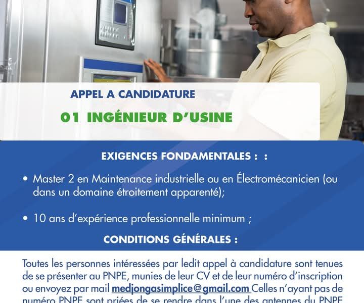 Ingénieur d'usine
