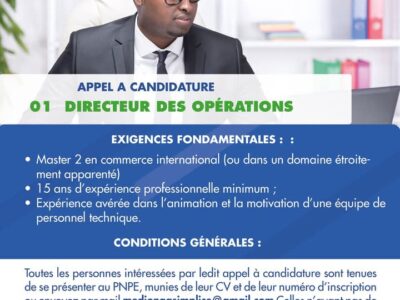 Directeur des opérations