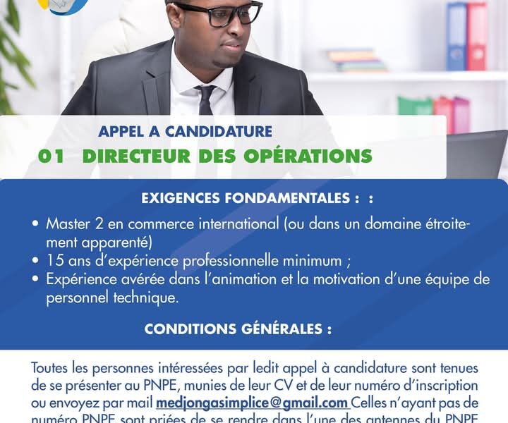 Directeur des opérations