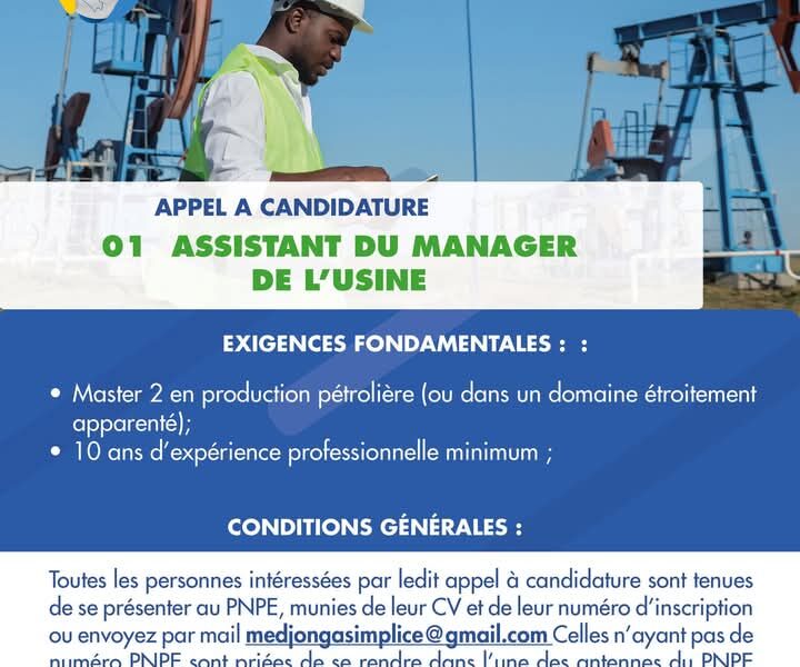 Assistant de l'usine