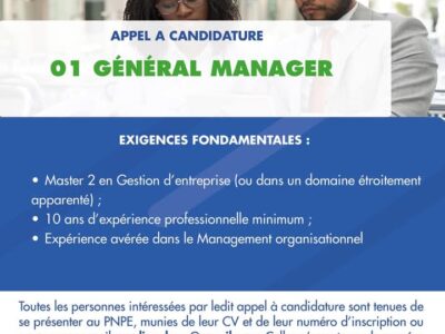 01 Général Manager