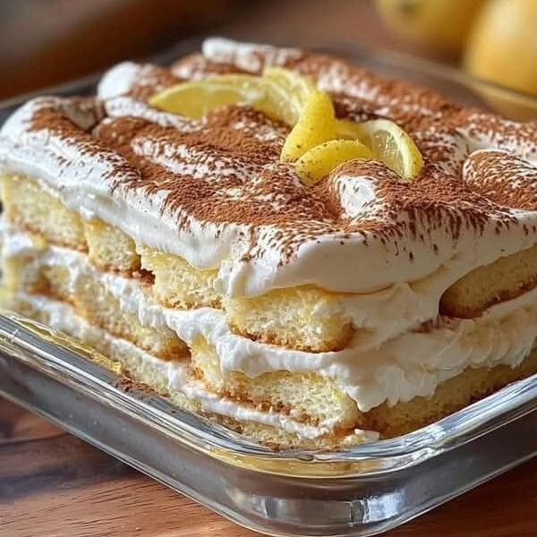 Tiramisu au Citron : Un Nuage de Fraîcheur