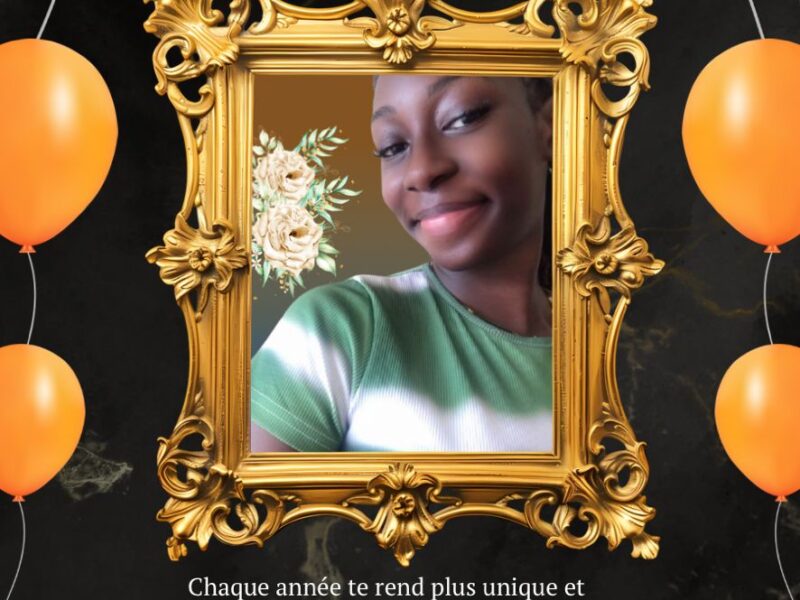 Heureux anniversaire ma fille