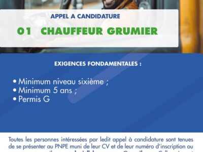 01 Chauffeur Grumier