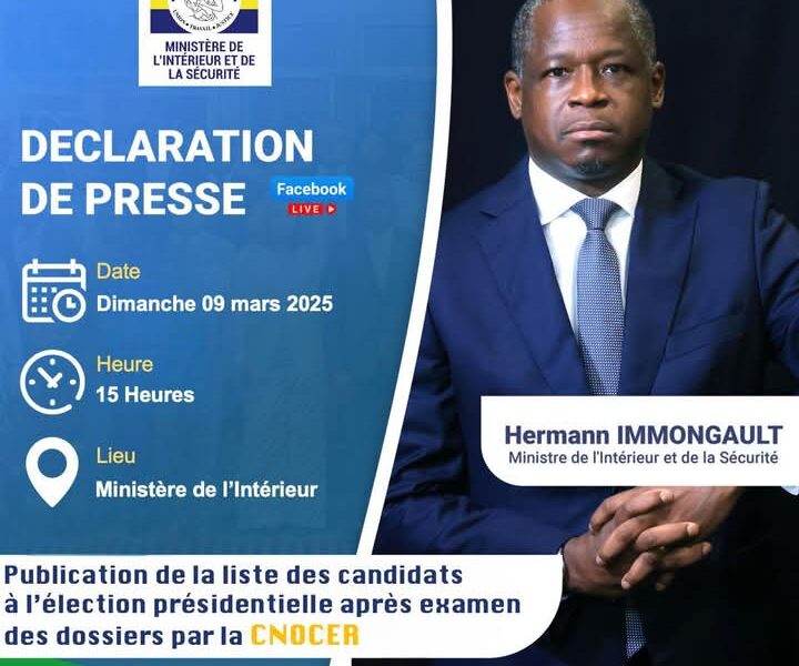 Déclaration de presse