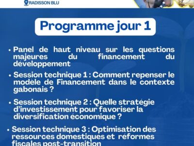 📍 Assises sur le Financement du Développement post transition