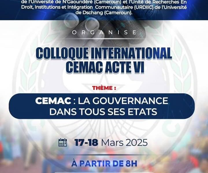 Colloque International CEMAC