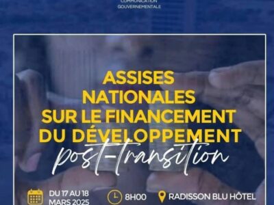 Intervention du DG de la BCEG aux Assises nationales sur le financement du développement post-transition