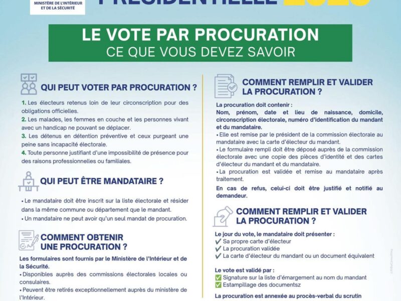 Élection présidentielle : Vous êtes en incapacité de voter ?