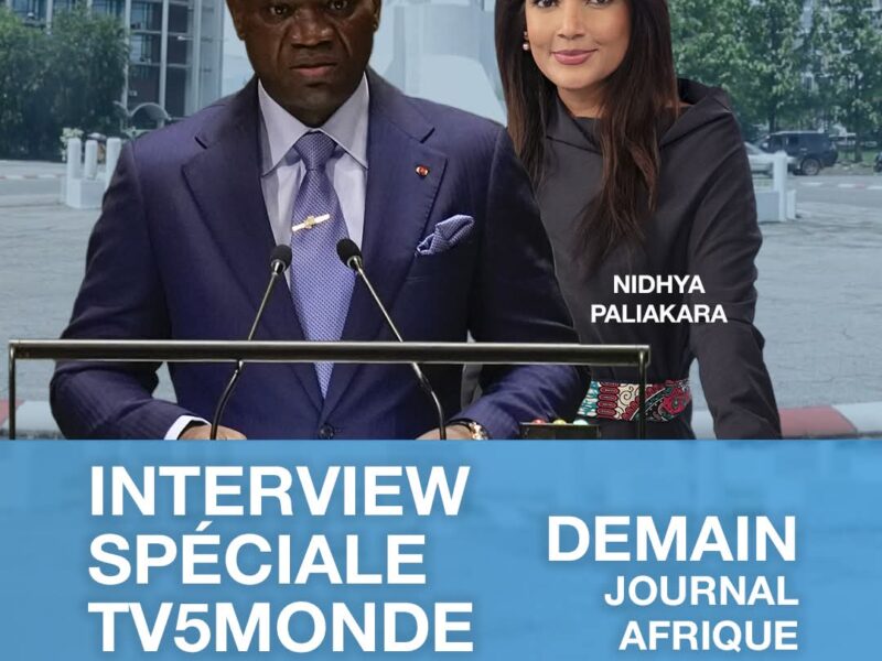 Interview spéciale de Brice Clotaire Oligui Nguema sur 64' Le MONDE et TV5MONDE