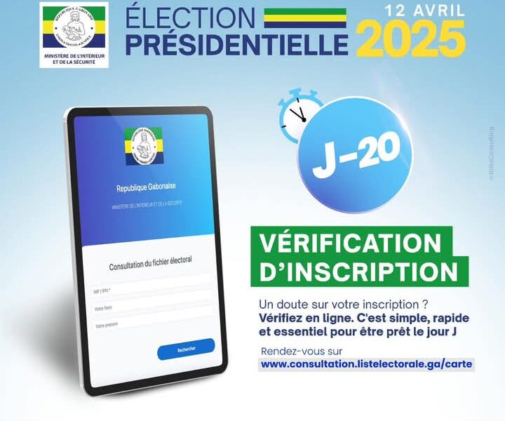 Élection présidentielle : vérifier votre inscription