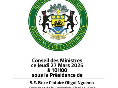 Conseil des Ministres à 10 heures