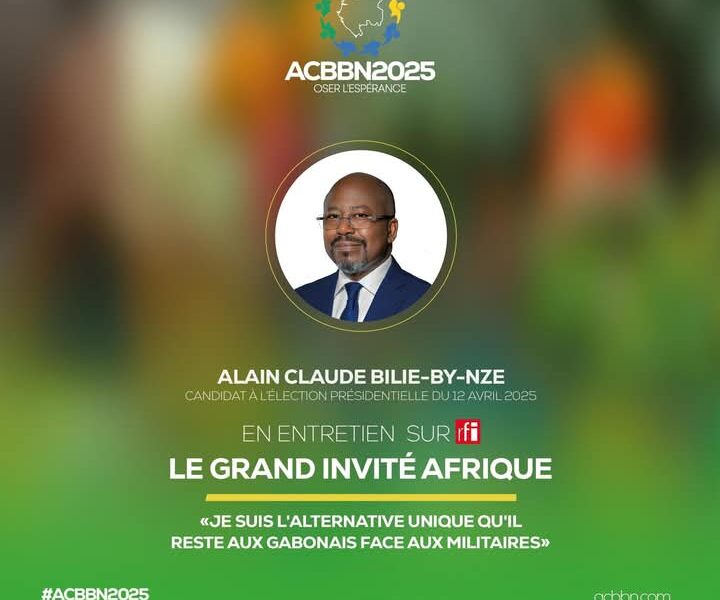 Le Premier ministre Alain Claude Bilie-By-Nze ce soir sur RFI