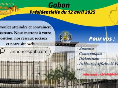 Gabon-Présidentielle du 12 avril 2025