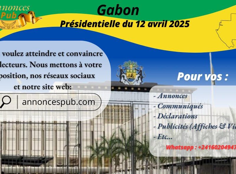 Gabon-Présidentielle du 12 avril 2025