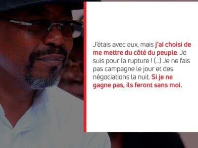 𝗙𝗮𝗰𝗲 𝗮̀ 𝗟’𝗨𝗻𝗶𝗼𝗻, reçoit Alain-Claude Bilie-By-Nze