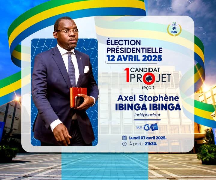 #1candidat, 1 projet#, le tour de Axel Stophene Ibinga Ibinga