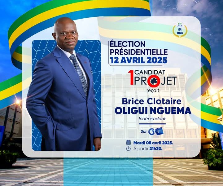#1projet1candidat# le tour de Brice Clotaire Oligui Nguema