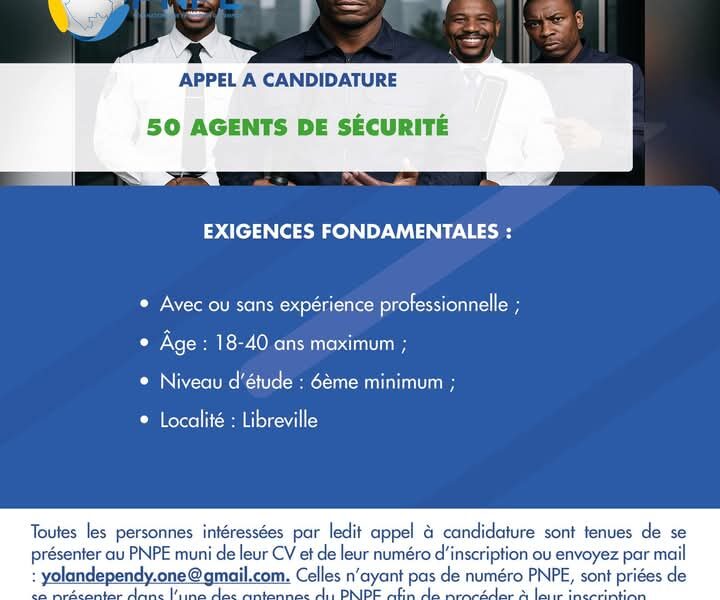 50 agents de sécurité