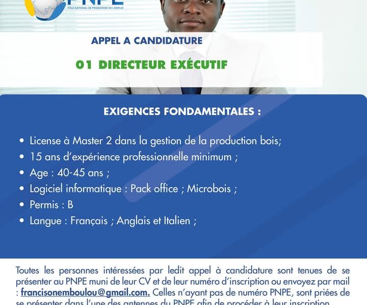 01 Directeur Exécutif