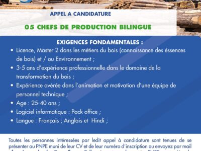 05 Chefs de Production Bilingue