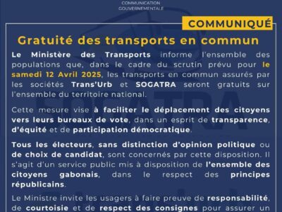 Gratuité des transports en commun