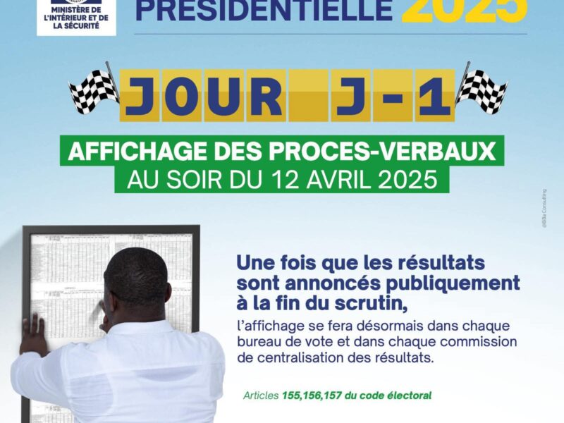 Affichage des procès verbaux