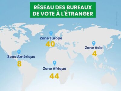 Nombre de bureaux de vote au Monde