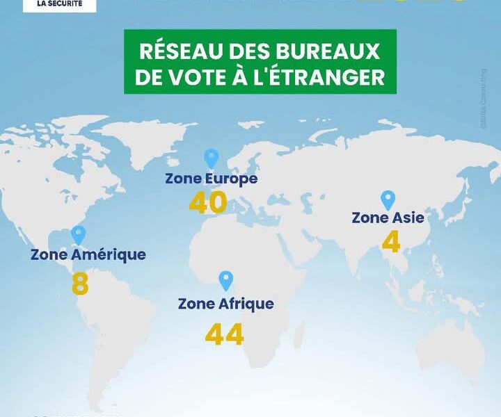 Nombre de bureaux de vote au Monde