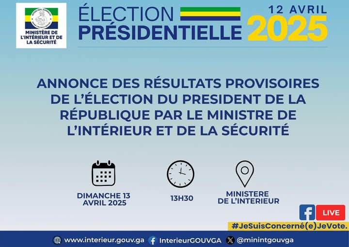 Annonce des résultats provisoires