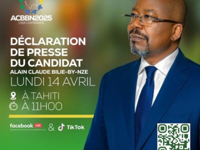 Déclaration de Presse lundi