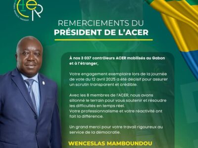 Un mot fort pour une mission accomplie