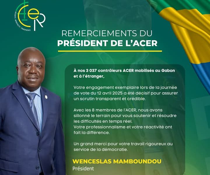 Un mot fort pour une mission accomplie