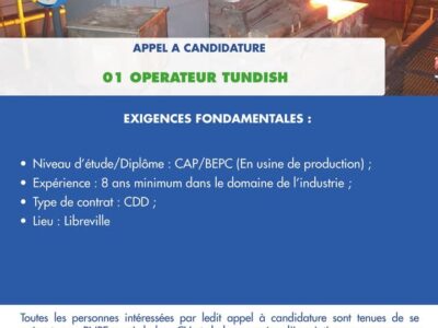 01 opérateur Tundish