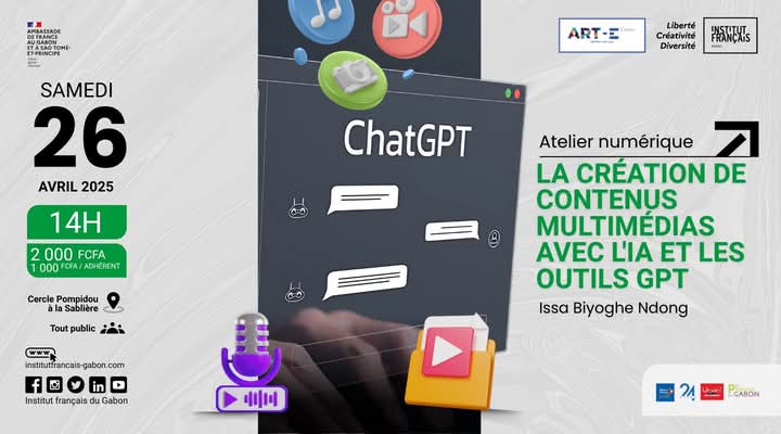 🚀 𝐀𝐭𝐞𝐥𝐢𝐞𝐫 𝐍𝐮𝐦𝐞́𝐫𝐢𝐪𝐮𝐞 : 𝐥𝐚 𝐜𝐫𝐞́𝐚𝐭𝐢𝐨𝐧 𝐝𝐞 𝐜𝐨𝐧𝐭𝐞𝐧𝐮𝐬 𝐦𝐮𝐥𝐭𝐢𝐦𝐞́𝐝𝐢𝐚𝐬 𝐚𝐯𝐞𝐜 𝐥'𝐈𝐀 𝐞𝐭 𝐥𝐞𝐬 𝐨𝐮𝐭𝐢𝐥𝐬 𝐆𝐏𝐓