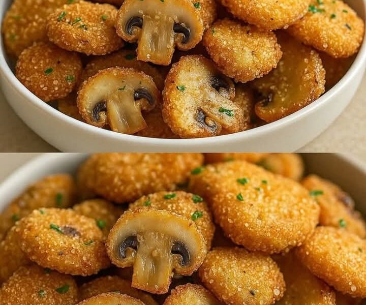 Champignons Panés Croustillants