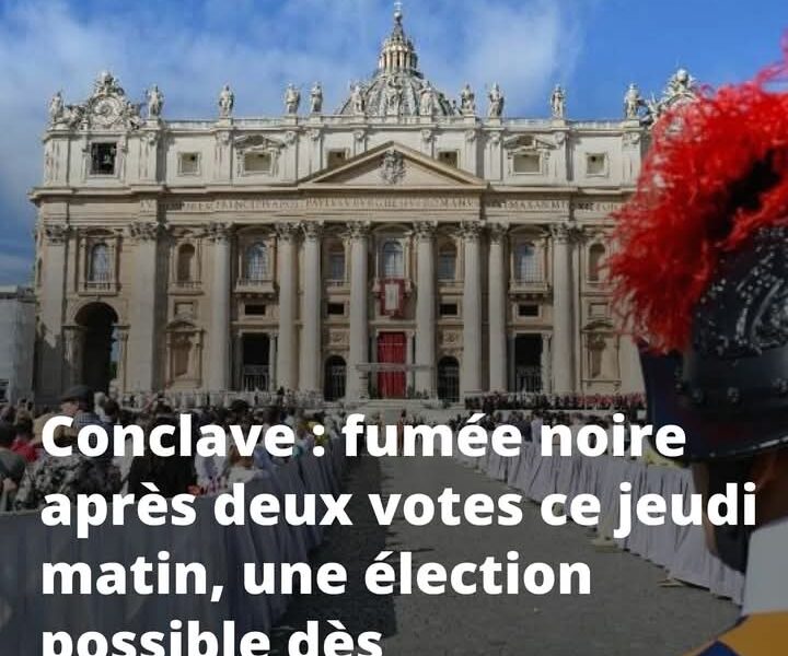 Élection du Pape: deuxième fumée noire