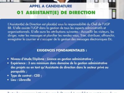 01 Assistant(e) de Direction