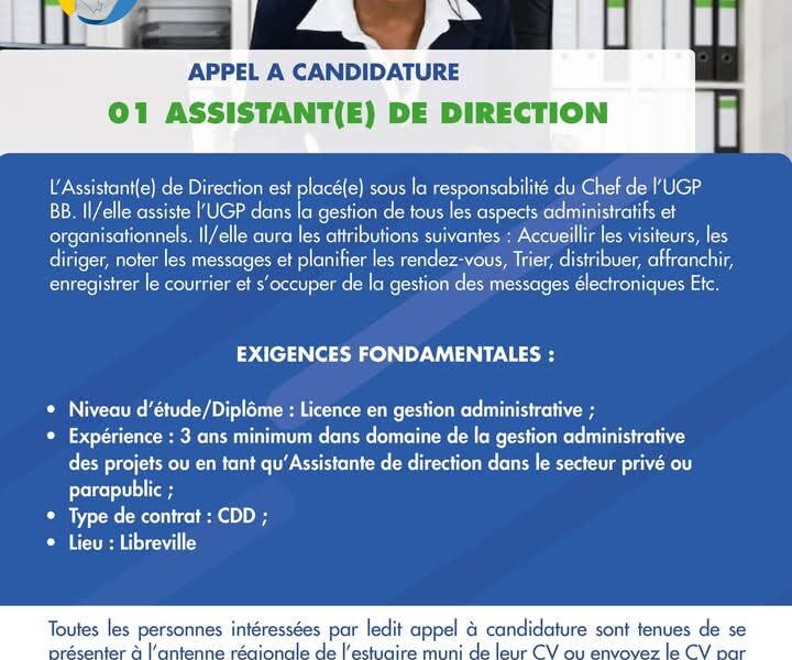 01 Assistant(e) de Direction