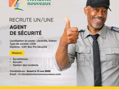 01 Agent (H/F) de Sécurité